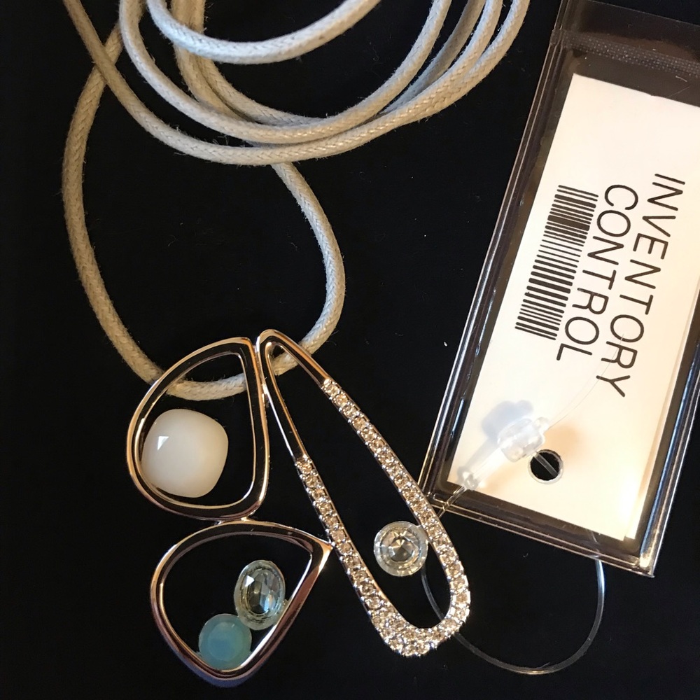 Swarovski NEW corded necklace w/ Swarovski pendant